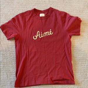 Aime Leon Dore Red Tee Season Summer 2023 Medium